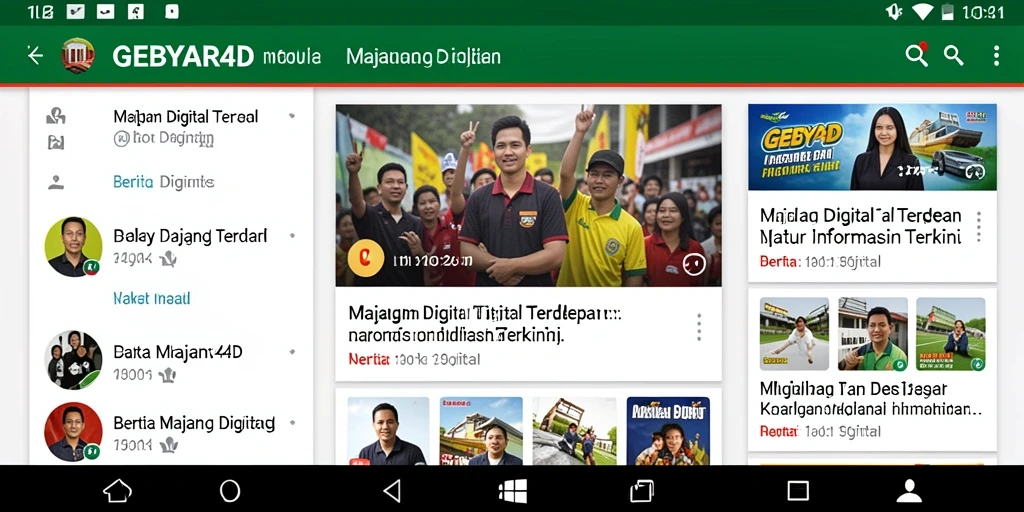 Tampilan antarmuka GEBYAR4D yang menarik dan modern.