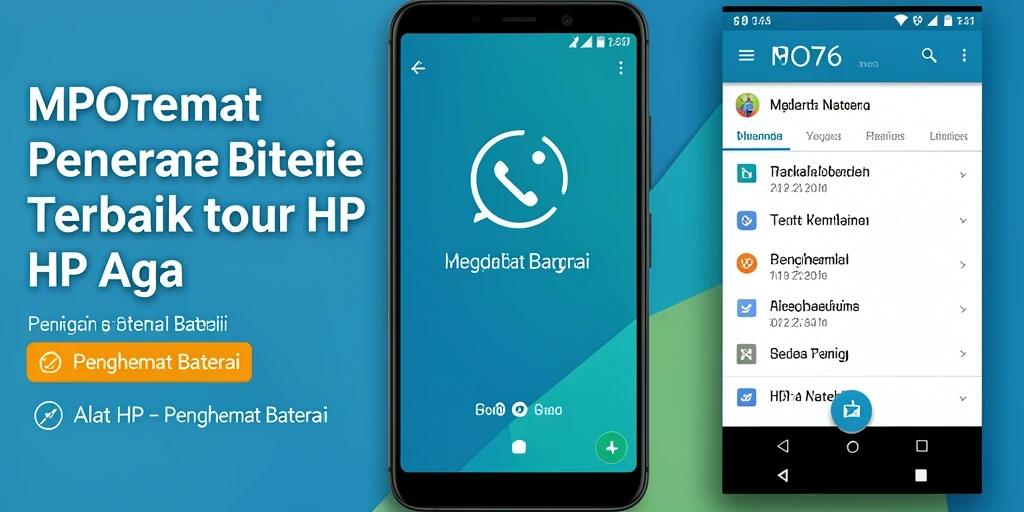 Screenshot antarmuka MPO76 menampilkan fitur penghemat baterai yang efisien.