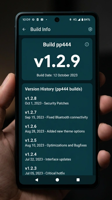 Riwayat Versi pp444 untuk Pengguna Android